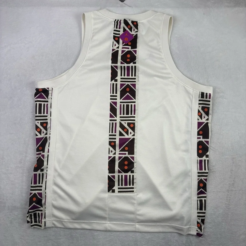 Jordan Brand Quai Air 54 Basketball Jersey Men's XXL Rare Multicolor